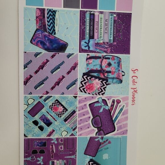 Planner Stickers So Cute Planner Weekly Back To School Stickers New #0371 - Picture 4 of 12